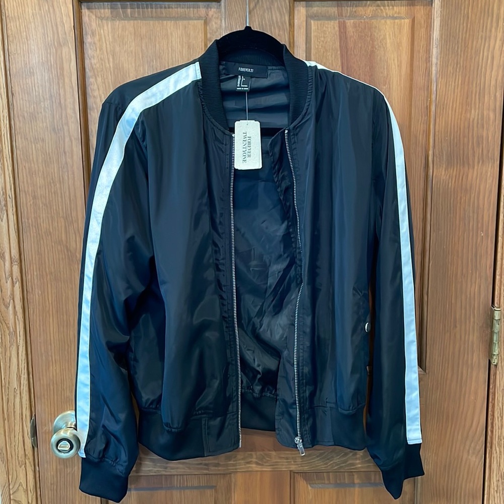 Black Bomber Jacket